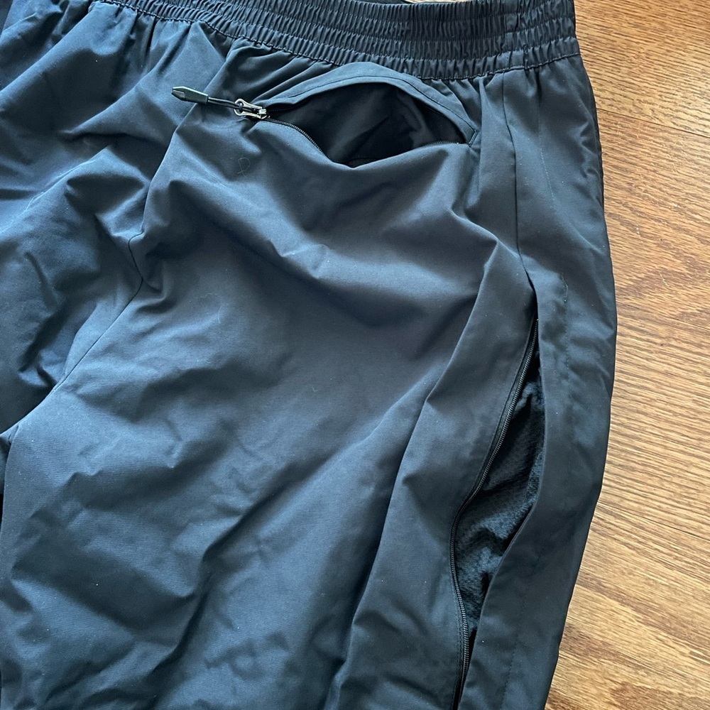 Under Armour Mens Black Nylon Lined Waterproof Windproof Pants‎ XL Performance - Picture 11 of 13